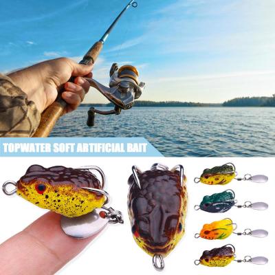 Frog Lure Topwater Soft Artificial Bait Far Throw Frog Lure Tool Fishing C8H0