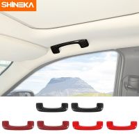 SHINEKA ABS กรอบตกแต่งด้ามจับคาร์บอนไฟเบอร์สำหรับ Jeep Grand Cherokee 2011-2020อุปกรณ์ตกแต่งภายในรถยนต์