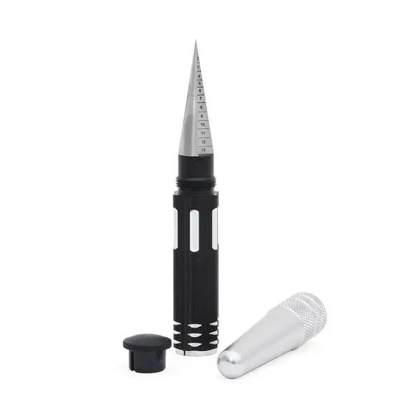 justinlau-stainless-steel-taper-reamer-hole-expanding-saw-opener-black-screwdriver-bit-diameter-0-14mm