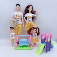 6-Person family couple combination=11.5 inch pregnant woman doll sun shirt momdaddygirlson doll sofa children toys gift acces