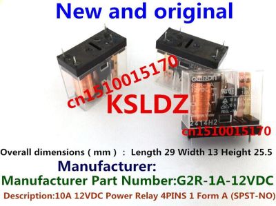 100% ใหม่ G2r-1a-12vdc G2r-1a-12v G2r-1a-Dc12v G2r-1a-24v G2r-1a-Dc24v G2r-1a-24vdc 4พิน10a 12vdc รีเลย์กำลัง24vdc