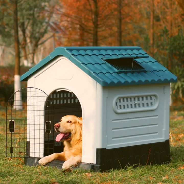cod-kennel-dog-house-outdoor-winter-warm-rainproof-villa-cage