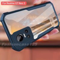 เคสสำหรับ Realme GT Neo 3 Neo3 5G เคสใส่โทรศัพท์ฝาหลังอะคริลิคโปร่งใสชัดเจนเคสกันกระแทกมือถือกรอบ TPU แบบนุ่มป้องกันการตก