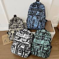 Leisure Graffiti Backpack for Women Men Student Large Capacity Waterproof Personality Multipurpose ulzzang Bags