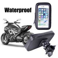 Bike Motor Phone Holder Waterproof Phone Bag Pouch Cases Motorcycle Bicycle Handlebar Cellphones GPS Stand For Iphonex 8