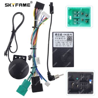 SKYFAME 16Pin Car Wiring Harness Adapter Canbus Box For Chevrolet Cavalier Spark Onix Tracker Orlando GM-RZ-04