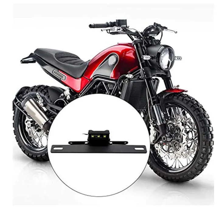 Motorcycle Parts Rear License Registration Plate Tail Frame Holder ...