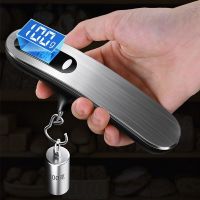 Digital Luggage Scale 50kg Portable LCD Display Electronic Scale Weight Balance Suitcase Travel Bag Hanging Steelyard Scale Tool Luggage Scales