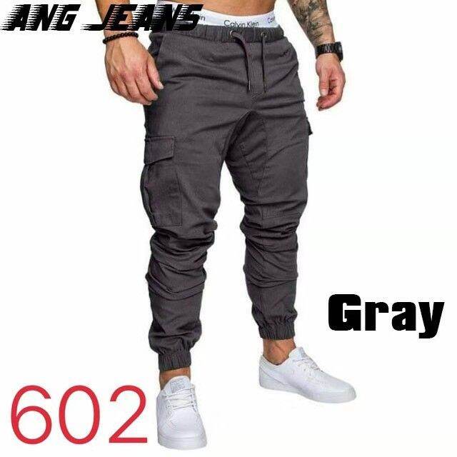 cod jagger pants for men 5 Color Men's Six Pockets Cotton Jogger Pants ...