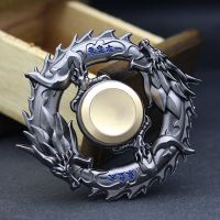 Dragon Metal Fidget Spinner Zinc Alloy Gyro Rotary EDC Hand Spinner For Autism And ADHD Focus Stress Fingertip I0124