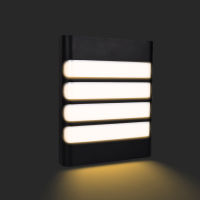 3 Kenlux 18W Plastic Waterproof Outdoor Led Wall Lighting Indoor Porch LED Wall Lamp Energy-saving WWWH Garden Outdoor Light