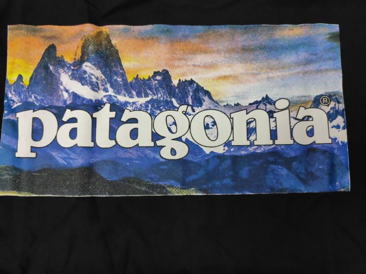 patagonia-เสื้อยืด-คอกลม-แขนสั้น-แฟชั่น-ลายภูเขา-พาตาโกเนีย-ปาตาโกเนีย-unisex