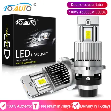 D1S D2S D3S D4S D8S LED Headlight Kit Bulbs 100W 6000K White HID Conversion  Lamp