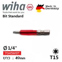 WIHA ดอกไขควงหกเหลี่ยม TORX T15 49mm Order No.38230