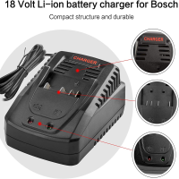 เครื่องชาร์จแบตเตอรี่3A 1.6A สำหรับ 14.4V 18V Li-Ion Battery Fast Power Supply Charger Al1860CV Al1814CV Al1820CV Replacement