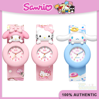 นาฬิกาควอตซ์ Hello Kitty ของแท้100%,นาฬิกาเรืองแสงยาว30เมตรกันน้ำกันรอยขีดข่วนสำหรับเด็กผู้หญิงเด็กผู้ชาย307