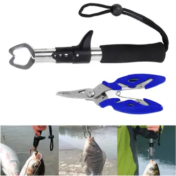 Stainless Steel Fish Control Device Fishing Scissors Fish Control Fish  Control Pliers Fishing Line Scissors Fishing Clip Crab Device Extended  Control