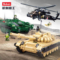 ทหาร STRV103หลักต่อสู้ถัง T-72B3 MBT กองทัพอากาศเฮลิคอปเตอร์ UH-60L พลาสติกรุ่นอาคารบล็อกการออกแบบของเล่นของขวัญคริสต์มาส