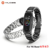 Metal Strap for Xiaomi Mi Band 6 5 4 3 Stainless celet on Mi Band 4 Correa Miband Xiomi Bend Xaomi Wristband Accessories NFC