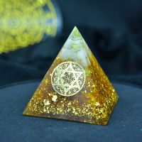 Nature Orgonite Pyramid Gabriel Maripura Chakra Citrine Enhances Peoples Creative Ability Orgon Pyramid Jewelry Ornaments