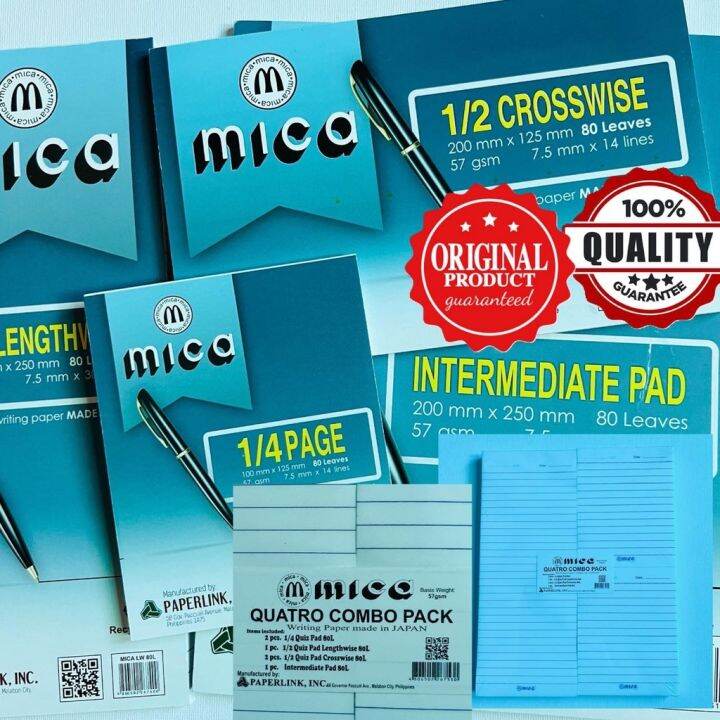 Pad paper MICA Quatro Combo Pack Lazada PH