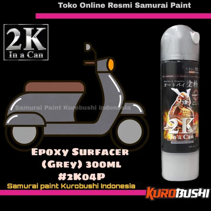Samurai Paint EPOXY 2K04P 300ml Top Coat Surfacer Epoksi 2K Cat Semprot