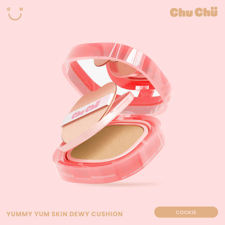 Chu Chu Beauty Yummy Yum Skin Dewy Cushion In Cookie 