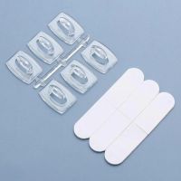 ◆✤☍ 6/20pcs Transparent Small Hook/Seamless Self-adhesive Cable Clamp Wall Hook/Kitchen Bedroom Towel Key Plastic Rack