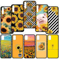 อ่อนนุ่ม ปก เคสโทรศัพท์ E172 FB77 Flower Yellow Sunflower With ซิลิโคน Coque หรับ Samsung Galaxy A12 A11 A31 A71 A51 A21S A50 A10 A20 A30 A20S A30S A52 A50S A10S A70 A02S M02 A02 A32 A13 4G 5G A03S A52S Phone Casing