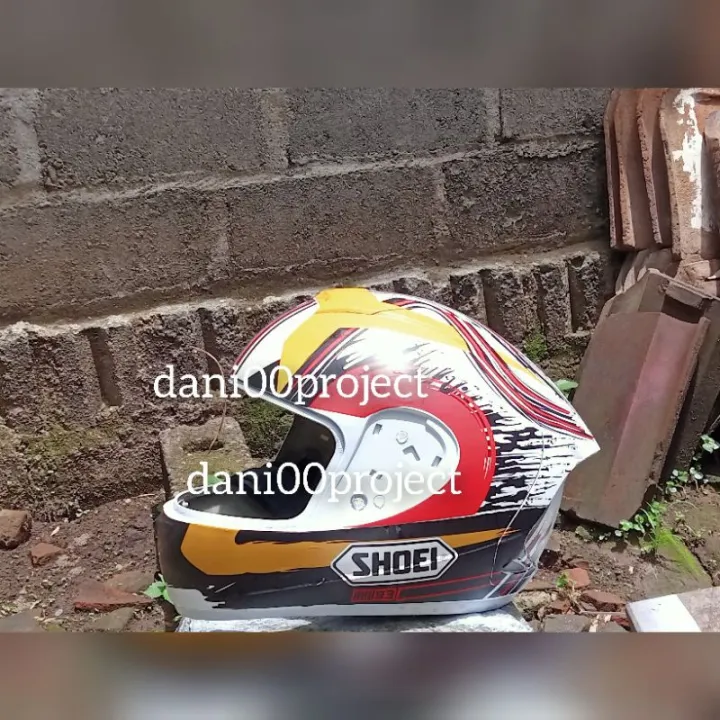 decal helm shoei