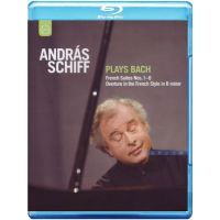 Bach: French Suite &amp; French Overture &amp; Italian Concerto Schiff - Piano 25g Blu ray