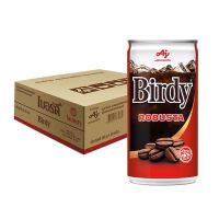 Birdy เบอร์ดี้ กาแฟปรุงสำเร็จพร้อมดื่ม โรบัสต้า 180 มล. แพ็ค 30 กระป๋อง