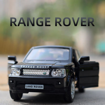 1:36 Scale Range Rover SUV Diecast โลหะผสมโลหะหรูหรารถดึงกลับรถสำหรับของเล่นเด็ก Collection