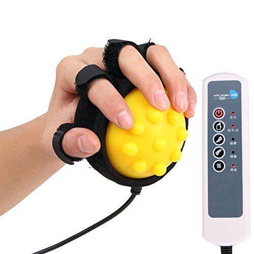 Electric Hand Massage Ball Infrared Therapy Hot Compress Stroke