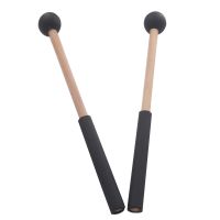 2 Pair Tongue Drum Mallets Soft Rubber Head Drum Mallets Sticks for Drums Tongue Drums and Keyboard Percussion