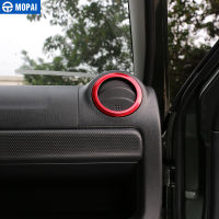 MOPAI ภายในเครือเถารถเครื่องปรับอากาศ Vent O Utlet ตกแต่งปกแหวนสติกเกอร์สำหรับ Suzuki Jimny 2007ขึ้นอุปกรณ์เสริม