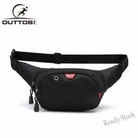 【Ready Stock】 ┅✱❈ C23 Outtobe Waist Bag Multi-Functional Waist Pack Large Capacity Cashier Business Bag with Headphone Jack Outdoor Running Sports Waist Pack Ultra Light Waterproof Bag Cross Body Bag Ch