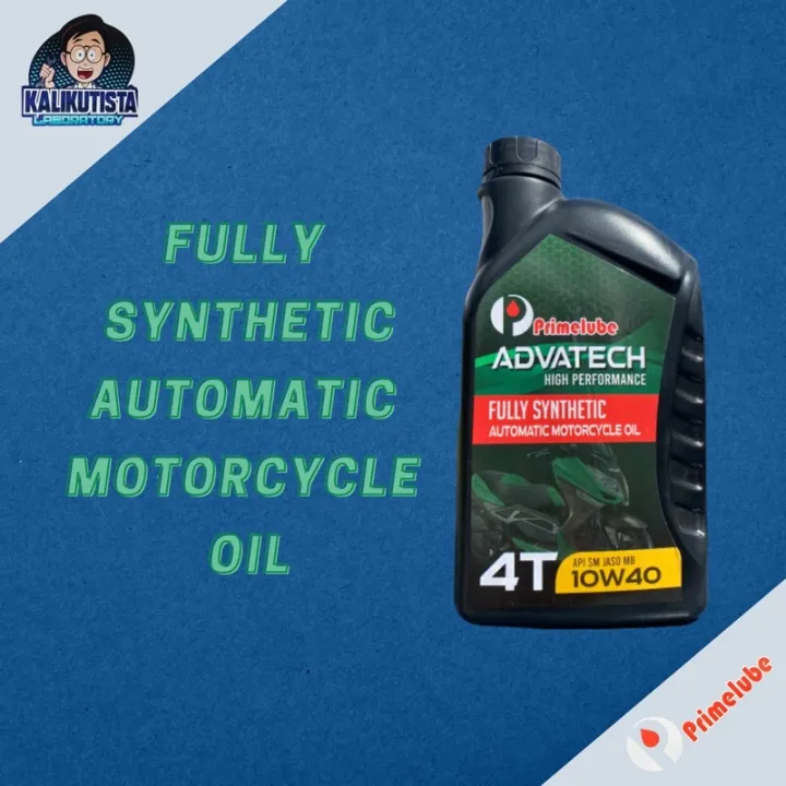 Scooter Oil for Motorcycle Primelube ADVATECH Fully Synthetic Automatic