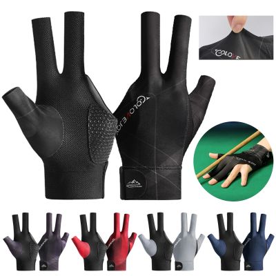 1PC Professional Billiards Gloves Anti-slip Pool Shooters Open 3 Fingers Glove Billiard Gloves High Quality Billiard Accessories