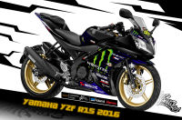 สติ๊กเกอร์ Full Body ลาย Monsterเต็มคัน รถรุ่น Yamaha YZF R15 ตัวโมเดลเก่า