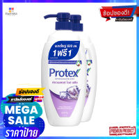 โพรเทคส์ครีมอาบน้ำ ลาเวนเดอร์ 600มลX2ผลิตภัณฑ์ดูแลผิวPROTEX SHOWER CREAM LAVENDER 600ML.X2