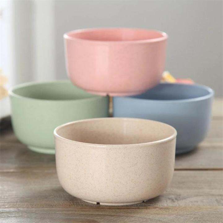 wheat-straw-baby-feeding-bowl-tableware-ultra-light-fall-resistant-bowl-household-rice-salad-noodle-dinnerware-for-kids