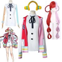 Uta One Piece Cosplay Costume Film Red Utas Wig Headphone Props The Singer Of The World Coat And Tops Halloween Party Costumes