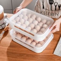 กล่องพลาสติก ใส่ไข่ กล่องเก็บไข่ 24 ฟอง กล่องเก็บไข่ไก่ กล่องเก็บไข่ในตู้เย็น ใส่ของสด พกพา พร้อมฝาปิด ถาดใส่ไข่ Egg Storage Box
