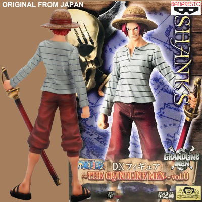 Figure ฟิกเกอร์ งานแท้ 100% แมวทอง Banpresto จาก One Piece วันพีซ เต็มพิกัดสลัดจอมลุย วันพีช The Grandline Men Shanks แชงคูส แชงค์ กลุ่มโจรสลัด ผมแดง Ver Original from Japan Anime อนิเมะ การ์ตูน มังงะ คอลเลกชัน New Collection Model โมเดล
