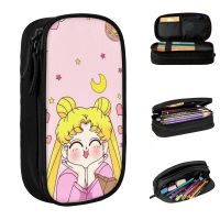 ✠  Cartoon Usagi Anime Pencilcases for Student Large Students School Stationery