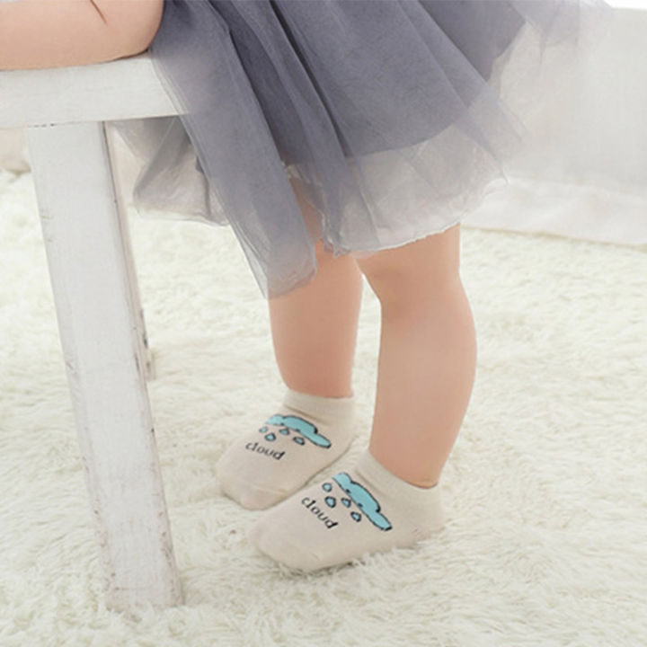 amila-การ์ตูนถุงเท้าผ้าฝ้ายไม่มีกระดูกถุงเท้าเด็กทารกเด็กทารกพื้นถุงเท้ากันลื่น