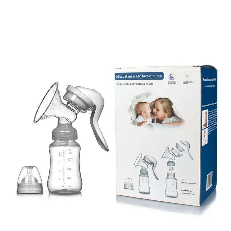 2x Komfort Milchpumpe Manual Breast Pump Massage Stimuliere Laktation 