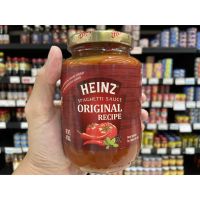 ??2สูตร ไฮนซ์ สปาเกตตี้ ซอส 470 กรัม (0319) ดั้งเดิม HEINZ Spaghetti Sauce Italian and Original สปาเกตตี