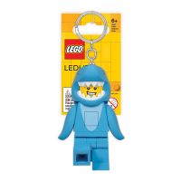 LEGO พวงกุญแจเลโก้ พวงกุญแจไฟฉาย มินิฟิกเกอร์ ฉลาม Shark Suit Guy Keychain Light ลิขสิทธิ์แท้